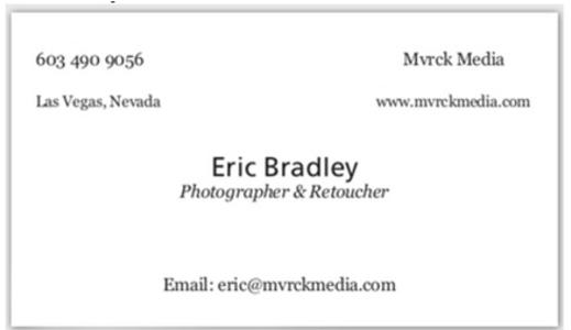 Sample advertising photograph by Eric, Las Vegas photographer