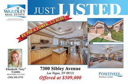 Wardley Real Estate monthly Keep'em Card design