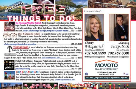 Las Vegas Keep'em Card monthly postcard design - May