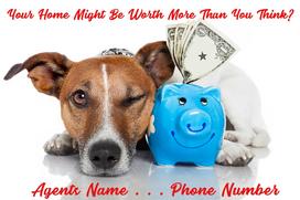 Home value postcard design sample