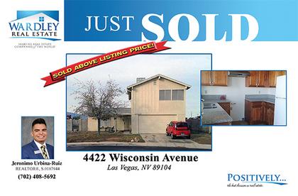 Wardley Real Estate monthly Keep'em Card design