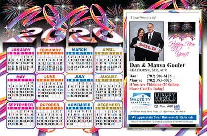 Wardley Real Estate monthly Keep'em Card design - December 2019