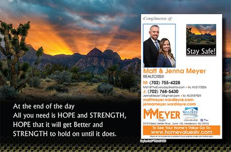 Denver Keep'em Card monthly postcard design