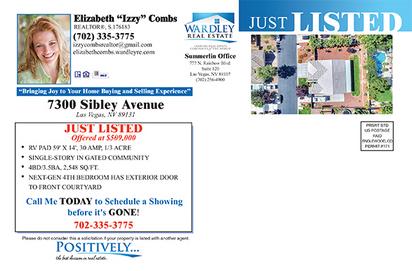 Wardley Real Estate monthly Keep'em Card design