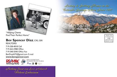 Market Activity Postcard sample design